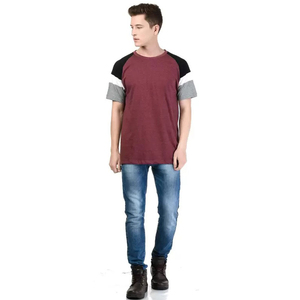 Camisetas de Manga Corta con Cuello Redondo de Punto Sólido para Hombre AZORES SPORTS de Alta Calidad al por Mayor |   Parte Delantera 100% Algodón Transpirable - Product Image 4