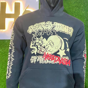 Sweat à capuche unisexe le plus vendu, 100 % coton molletonné, coupe ample, avec poche, personnalisable, idéal pour l'hiver, pour homme - Product Image 1