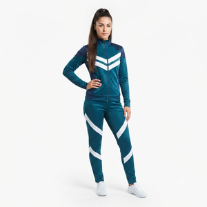 Custom Women Cheerleading Training Tracksuit Athletic Sports <b>Jacket</b> and Pants Set Breathable Performance Wear for Team Practice - Product Image 1