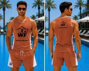 Maillot de bain ajustable de qualité supérieure, sans manches, séchage rapide, confortable, pour garçons et filles, avec logo personnalisé - Product Image 4