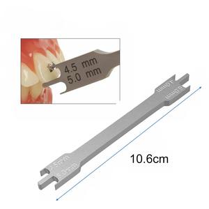 Medidor de Altura para Brackets de Ortodoncia - Varilla de Posicionamiento en Forma de Estrella para una Colocación Precisa de los Brackets, Instrumento Dental de Acero Inoxidable - Product Image 5