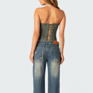 High Quality Durable Leather <b>Top</b> for Women Customized Logo OEM Service Street Wear Casual Hot Sale for Adults in Winter - Product Image 3