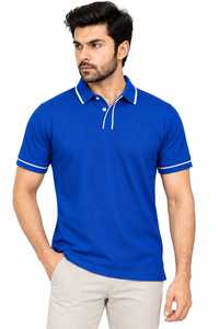 Camisas de Golf Verdes Sólidas para Hombre, Impresión Digital, Manga Corta, Cuello con Ribete Blanco en Contraste, Secado Rápido, Algodón - Product Image 6