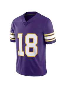 High Quality American Football Jersey Wear Blank Football Jersey Plain Sports T-Shirt Pullover Football Clothing Hip Hop Jersey - Product Image 2