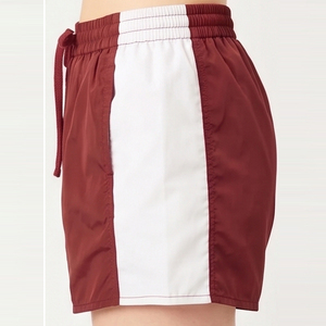 Shorts coupe-vent pour femme / Shorts coupe-vent streetwear 100 % nylon pour femme, taille mi-haute - Product Image 3