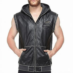 Sudaderas sin Mangas para Hombre, Diseño OEM, Moda, Más Vendidas, Ligeras, para Fitness, Básicas, Mezcla de Algodón - Product Image 1