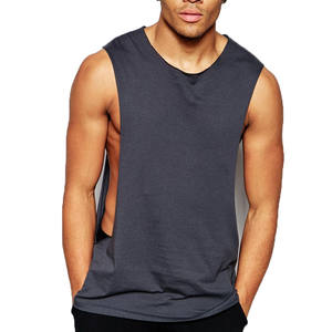 Débardeurs de sport pour hommes, style urbain, tricotés, respirants, à séchage rapide, écologiques, personnalisables, en gros, avec livraison directe - Product Image 1