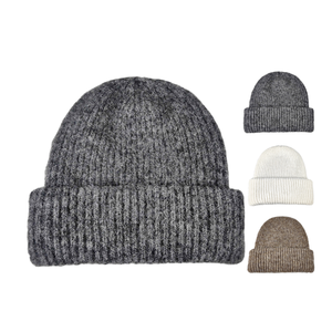 Custom Logo Knitted Beanies <b>Hats</b> for Men and <b>Women</b> Casual <b>Winter</b> Accessory Acrylic for Travel - Product Image 4
