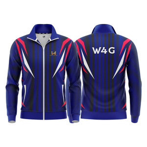 Custom Unisex High Quality Loose Fit Track and <b>Field</b> Bomber <b>Jacket</b> Full Zip Windproof Breathable Eco Friendly Outerwear <b>Jackets</b> - Product Image 4