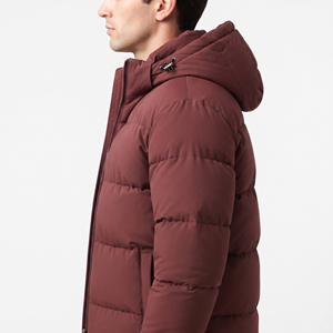 Men's <b>Waterproof</b> Winter <b>Padded</b> Jacket Hooded Wind Resistant Warm Outdoor Casual Insulated <b>Coat</b> Wholesale Apparel Insulated - Product Image 3