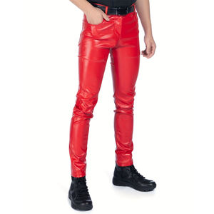 New Arrival Custom Made Unique Design <b>Men</b> <b>Leather</b> <b>Pants</b> Custom Print Embroidery Style <b>Men</b> <b>Leather</b> <b>Pants</b> For Sale - Product Image 1