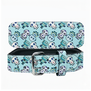 เข็มขัดยกน้ำหนักหนังวัวปรับได้ ป้องกันการลื่น พร้อมดีไซน์เฉพาะตัว สำหรับการฝึกความแข็งแรงและการออกกำลังกายในยิม สำหรับทุกเพศ - Product Image 2