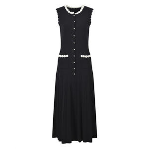 Vibrante Vestido Polo para Mujer - Diseño Deportivo con Rayas en Contraste - Uniforme de Verano para Dama en Algodón Piqué Transpirable - Product Image 1