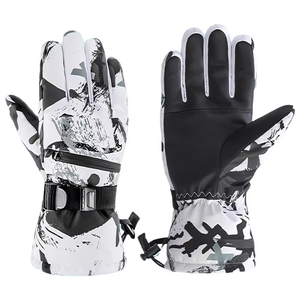 Gants de ski JSJM légers d'hiver à doigts complets, doublure velours, chauds, compatibles écran tactile, pour snowboard et course, imperméables, à enfiler, pour hommes et femmes - Product Image 1