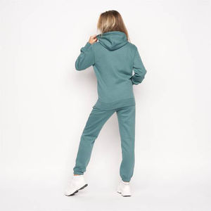 Haut de gamme : Sweat à capuche oversize pour femme, vert pâle, coupe décontractée, anti-plis, respirant, 100 % coton, nouvelle collection hiver - Product Image 3
