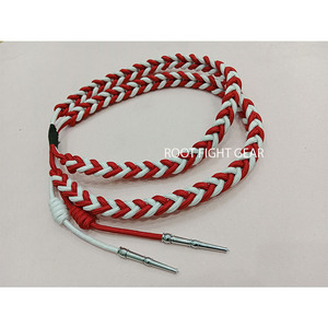 Aiguillette tactique de luxe de haute qualité avec fil de broderie, couleurs personnalisées, embouts métalliques blancs, attache à épingle de sûreté, cordon d'épaule pour tenue - Product Image 1