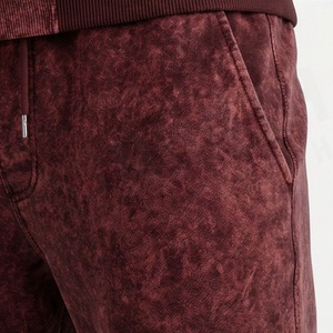 New Arrivals Men's Casual Sweatpants Sweatshirt Set Acid Wash Crew Neck Pullover Streetwear <b>Distressed</b> Tracksuit Active - Product Image 5