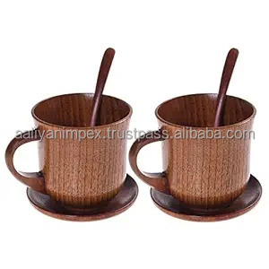 Jarra de vino de madera Natural elegante de alta calidad AALIYAN IMPEX vaso único para decoración de hogar y restaurante precio bajo - Product Image 3