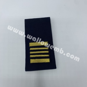 Hombreras personalizadas de 3 barras con bordado de alta precisión para uniformes ceremoniales y de defensa personal JBPM - Product Image 1