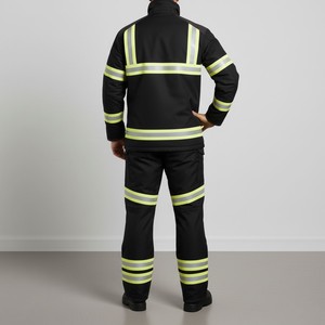 Reflective Workwear <b>Overall</b> <b>Waterproof</b> Safety Clothing with Reflective Tape for Industrial Applications - Product Image 3