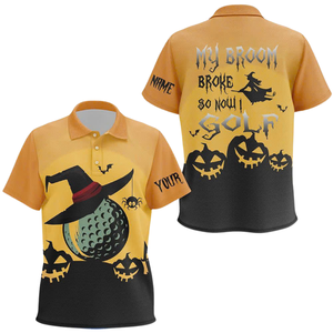 Polo de Halloween Sublimación Personal Uniforme Maestros Edición Canadá Fabricante directo - Product Image 5