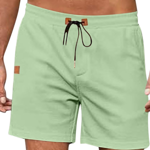 Shorts d'été pour hommes de qualité supérieure, taille élastique, taille mi-haute, respirants, élégants, décontractés, tendance - Product Image 3