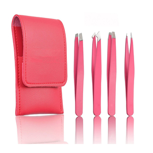 Pince à épiler professionnelle durable en acier inoxydable jaune à pointe fine pour l'épilation des sourcils, pince à épiler artisanale pour sourcils. - Product Image 1