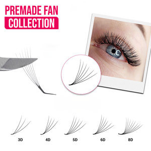 Charmlash Fournitures en gros pour cils, Extensions de cils, Bouquets préfabriqués, Matériel d'extension de cils de qualité supérieure, Base pointue symétrique - Product Image 1