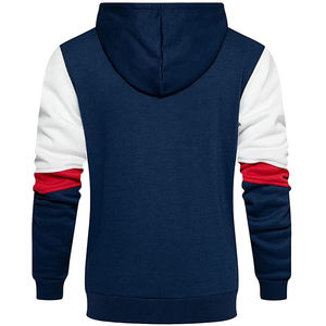 Sweat-shirt à capuche zippé personnalisé pour homme en molleton de coton, fermeture éclair intégrale, vêtement d'extérieur décontracté, approvisionnement en gros, faible MOQ - Product Image 2