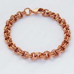 Collier chaîne à maillons en alliage de cuivre plaqué or 18 carats avec design couronne sertie de griffes, bijoux hip-hop unisexe, cadeau - Product Image 6
