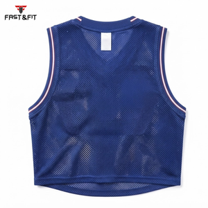 Factory Price Breathable Plain Dyed <b>Men</b> Sports Mesh Sleeveless Mesh <b>Singlets</b> <b>for</b> <b>Men</b> Transparent Vest <b>for</b> Sale - Product Image 5