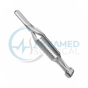 Pince à bouledogue droite de haute qualité Johns Hopkins, 38 cm, certifiée CE, en acier inoxydable, instrument chirurgical cardiovasculaire - Product Image 6