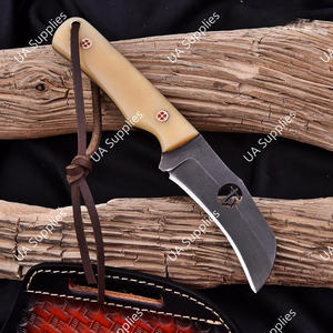 Cuchillo de Camping de Hoja Fija Forjado en Acero al Carbono con Espiga de Halcón, Mango Ergonómico de Hueso de Camello, para Caza y Supervivencia al Aire Libre, ODM/OEM - Product Image 4