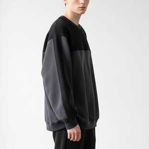 Wholesale OEM <b>Men</b> Casual Heavy Cotton Boxy Fit Sweatshirt Streetwear Oversized <b>Pullover</b> Manufacturer - Product Image 3