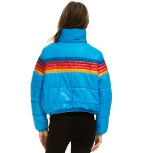 แจ็กเก็ตทรงปลาปักเป้าสีฟ้าสำหรับผู้หญิงแจ็กเก็ตระบายอากาศได้หลากสีพิมพ์โลโก้ได้ตามต้องการ - Product Image 6