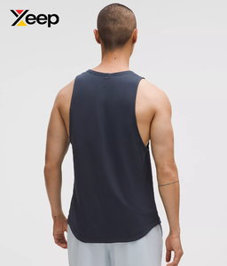 เสื้อกล้ามออกกำลังกายผู้ชาย XEEP รุ่น XC-GTT-10 คุณภาพสูง ระบายอากาศได้ดี แห้งเร็ว ผ้าถัก 100% คอตตอน คอกลม สีพื้น OEM - Product Image 2