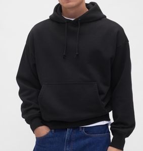 Sudaderas con Capucha para Hombre, Color Sólido, Bolsillo Canguro, Corte Clásico, Mezcla de Poliéster y Algodón, Venta al Por Mayor - Product Image 3