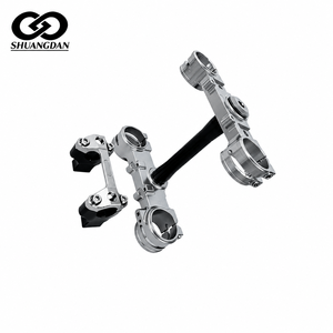 Accessorio per <span class=keywords><strong>Moto</strong></span> Fuoristrada in Lega di Alluminio Rinforzata CNC, Supporto Manubrio Triplo Ultra Bee, Finitura in Ossido Anodico Argento - Product Image 6