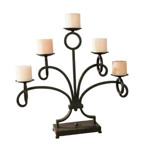 Bougeoir en fer dernier modèle pour décoration de mariage. Nous pouvons personnaliser la couleur, la conception, la taille. - Product Image 1