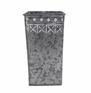 <b>Iron</b> Round Planter Galvanize Oxodise Tall Modern Pots usage for Home Decor Indoor & Outdoor Eco Friendly Planter & Pot - Product Image 2