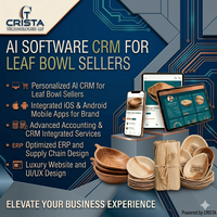 Conception de site web, application mobile e-commerce, logiciel d'IA, CRM pour les vendeurs de Leaf Bowl, plugin WordPress Shopify, modèle de logiciel d'IA