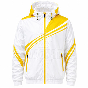 Chaqueta Cortavientos Impermeable Ligera para Hombre, con Cuello Alto y Capucha, Transpirable, de Primera Calidad - Product Image 5