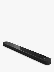 Barre de son noire avec système audio et commandes tactiles pour le divertissement à domicile sur TV - Product Image 1