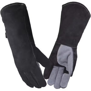Guantes de seguridad, guantes de trabajo resistentes a cortes, guantes de cuero de vaca - Product Image 1