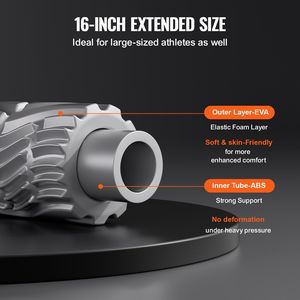 Rullo Massaggiante Elettrico a 5 Velocità, 40 cm, Ricaricabile, in Schiuma EVA ad Alta Densità, con 3 Modalità di Vibrazione - Product Image 5