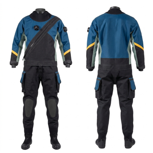 Pantalon de travail pour homme en polyester bleu ignifuge, respirant, grande taille, séchage rapide, bandes réfléchissantes, bordure noire pour usage extérieur - Product Image 3