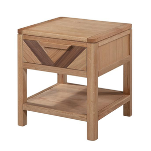 Meubles de maison de haute qualité, design contemporain, collection MARS, table de chevet en bois massif pour chambre à coucher - Product Image 1