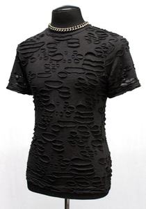 Nouveaux T-shirts pour hommes à col rond côtelé, logo personnalisé, manches courtes, 100% coton, effet vieilli, couleur unie - Product Image 2