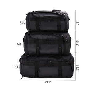 Luxury Custom Logo Waterproof Gym <b>Bag</b> with Shoe Compartment Large Capacity Polyester Sports Duffle Travel Fitness Training - Product Image 3