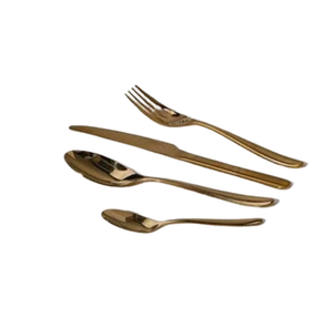 304 Stainless Steel Modern Elegant Durable Mirror Polish Reusable Flatware <b>Set</b> for Restaurants Silver Spoons <b>Forks</b> <b>Knives</b> - Product Image 3